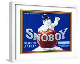 Warshaw Collection of Business Americana Food; Fruit Crate Labels, Northwest Fruit Distributors-null-Framed Art Print