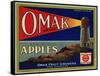 Warshaw Collection of Business Americana Food; Fruit Crate Labels, Omak Fruit Growers-null-Framed Stretched Canvas