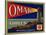 Warshaw Collection of Business Americana Food; Fruit Crate Labels, Omak Fruit Growers-null-Stretched Canvas