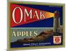 Warshaw Collection of Business Americana Food; Fruit Crate Labels, Omak Fruit Growers-null-Mounted Art Print