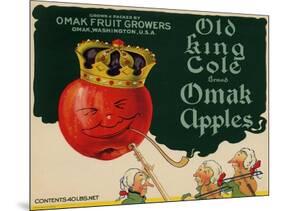 Warshaw Collection of Business Americana Food; Fruit Crate Labels, Omak Fruit Growers-null-Mounted Art Print