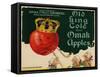 Warshaw Collection of Business Americana Food; Fruit Crate Labels, Omak Fruit Growers-null-Framed Stretched Canvas