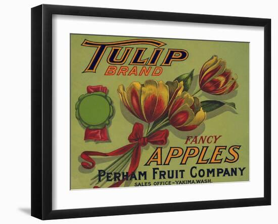 Warshaw Collection of Business Americana Food; Fruit Crate Labels, Perham Fruit Company-null-Framed Art Print