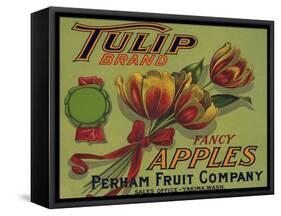 Warshaw Collection of Business Americana Food; Fruit Crate Labels, Perham Fruit Company-null-Framed Stretched Canvas