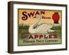 Warshaw Collection of Business Americana Food; Fruit Crate Labels, Perham Fruit Company-null-Framed Art Print