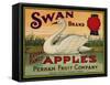Warshaw Collection of Business Americana Food; Fruit Crate Labels, Perham Fruit Company-null-Framed Stretched Canvas