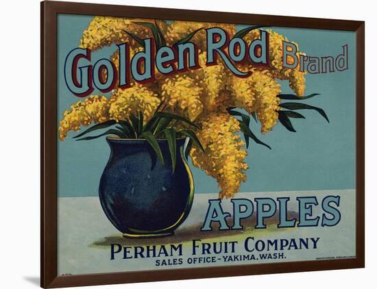 Warshaw Collection of Business Americana Food; Fruit Crate Labels, Perham Fruit Company-null-Framed Art Print