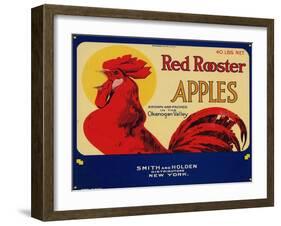 Warshaw Collection of Business Americana Food; Fruit Crate Labels, Smith & Holden Distributors-null-Framed Art Print