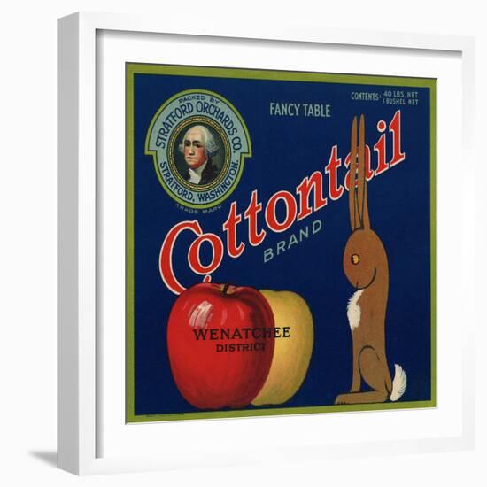 Warshaw Collection of Business Americana Food; Fruit Crate Labels, Stratford Orchards Co.-null-Framed Art Print