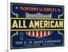 Warshaw Collection of Business Americana Food; Fruit Crate Labels, The C.M. Kopp Company-null-Framed Art Print