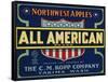 Warshaw Collection of Business Americana Food; Fruit Crate Labels, The C.M. Kopp Company-null-Framed Stretched Canvas