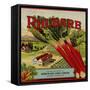 Warshaw Collection of Business Americana Food; Fruit Crate Labels, Washington Berry Growers-null-Framed Stretched Canvas