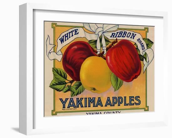 Warshaw Collection of Business Americana Food; Fruit Crate Labels, Yakima Horticultural Union-null-Framed Art Print