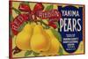 Warshaw Collection of Business Americana Food; Fruit Crate Labels, Yakima Horticultural Union-null-Stretched Canvas