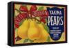 Warshaw Collection of Business Americana Food; Fruit Crate Labels, Yakima Horticultural Union-null-Framed Stretched Canvas