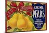 Warshaw Collection of Business Americana Food; Fruit Crate Labels, Yakima Horticultural Union-null-Mounted Art Print