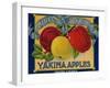 Warshaw Collection of Business Americana Food; Fruit Crate Labels, Yakima Horticultural Union-null-Framed Art Print