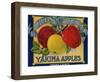 Warshaw Collection of Business Americana Food; Fruit Crate Labels, Yakima Horticultural Union-null-Framed Art Print