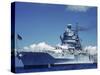 Warship During Us Navy Manuevers Off Hawaii-Carl Mydans-Stretched Canvas