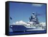 Warship During Us Navy Manuevers Off Hawaii-Carl Mydans-Framed Stretched Canvas