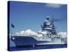 Warship During Us Navy Manuevers Off Hawaii-Carl Mydans-Stretched Canvas
