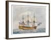 Warship of the British Navy-Pollard-Framed Art Print