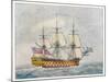 Warship of the British Navy-Pollard-Mounted Art Print