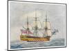 Warship of the British Navy-Pollard-Mounted Art Print