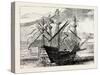 Warship of the Time of Henry VIII-null-Stretched Canvas