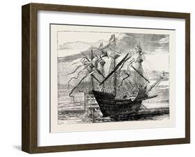 Warship of the Time of Henry VIII-null-Framed Giclee Print