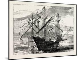 Warship of the Time of Henry VIII-null-Mounted Giclee Print