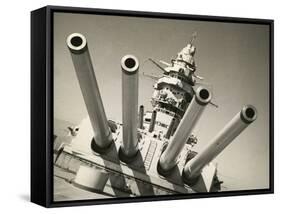 Warship 'Strasbourg'-null-Framed Stretched Canvas