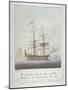 Warship the 'St Olave, 1826-G Yates-Mounted Giclee Print
