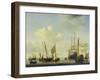 Warships at Amsterdam, ca. 1658-Willem Van De Velde-Framed Giclee Print