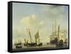 Warships at Amsterdam, ca. 1658-Willem Van De Velde-Framed Stretched Canvas
