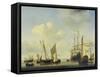 Warships at Amsterdam, ca. 1658-Willem Van De Velde-Framed Stretched Canvas