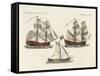 Warships of Different Kinds-null-Framed Stretched Canvas