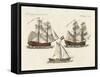 Warships of Different Kinds-null-Framed Stretched Canvas