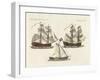 Warships of Different Kinds-null-Framed Giclee Print