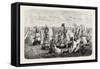 Warships of the Commencement of the 15th Century-null-Framed Stretched Canvas