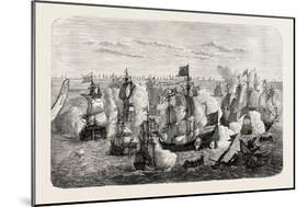 Warships of the Commencement of the 15th Century-null-Mounted Giclee Print