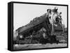 Wartime Railroading: Biggest Locomotive on the Atlantic Coast Line Pulls the Havana Special-Alfred Eisenstaedt-Framed Stretched Canvas