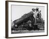 Wartime Railroading: Biggest Locomotive on the Atlantic Coast Line Pulls the Havana Special-Alfred Eisenstaedt-Framed Photographic Print