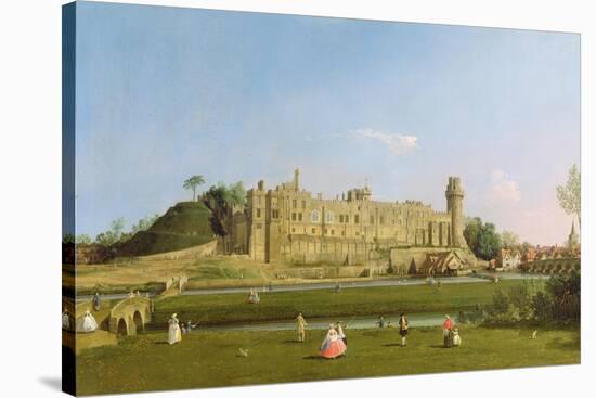 Warwick Castle, C.1748-49-Canaletto-Stretched Canvas