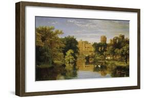 Warwick Castle, England, 1857-Jasper Francis Cropsey-Framed Premium Giclee Print