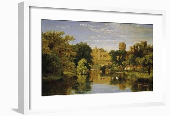 Warwick Castle, England, 1857-Jasper Francis Cropsey-Framed Premium Giclee Print