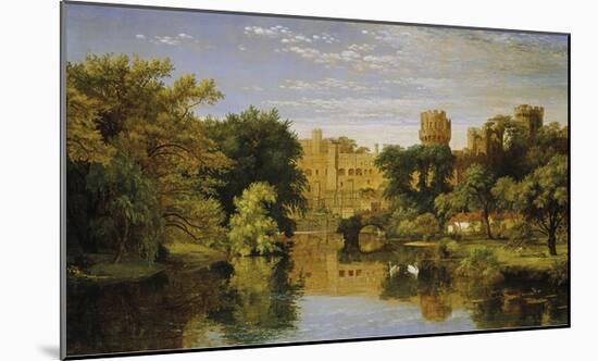 Warwick Castle, England, 1857-Jasper Francis Cropsey-Mounted Premium Giclee Print