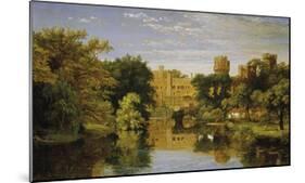 Warwick Castle, England, 1857-Jasper Francis Cropsey-Mounted Premium Giclee Print