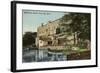 Warwick Castle from the River Avon-null-Framed Photographic Print