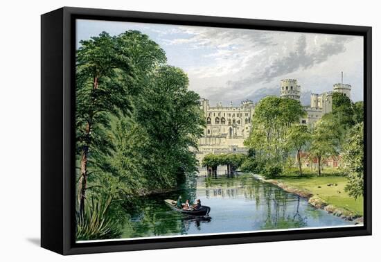 Warwick Castle, Warwickshire, Home of the Earl of Warwick, C1880-AF Lydon-Framed Stretched Canvas